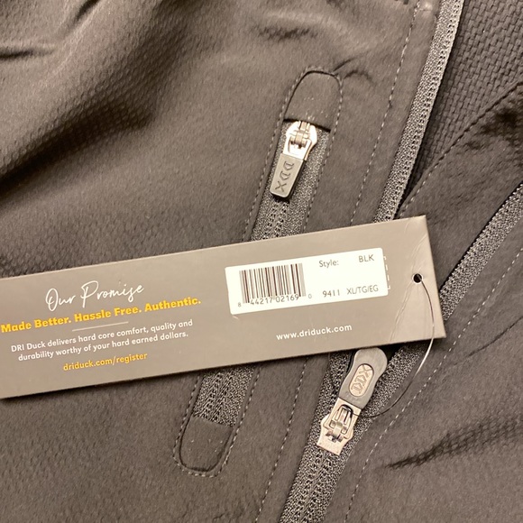 Dri-Duck Women’s XL rain jacket, black , NWT, style 9411 - Picture 3 of 4